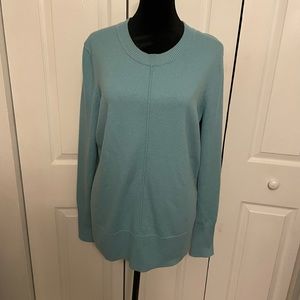 Boden Wool Blend Sweater Blue & Grey Size Medium